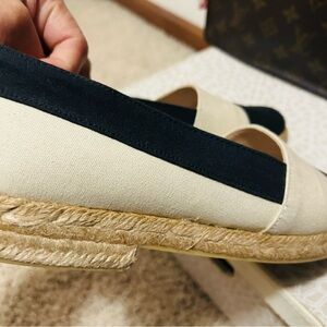 Chanel 36.5 Espadrille, worn 4 times.
